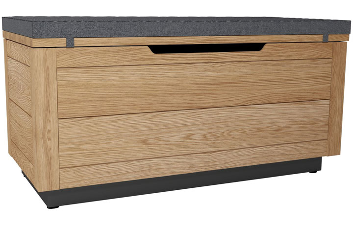 Oak Blanket Boxes - Native Oak Ottoman