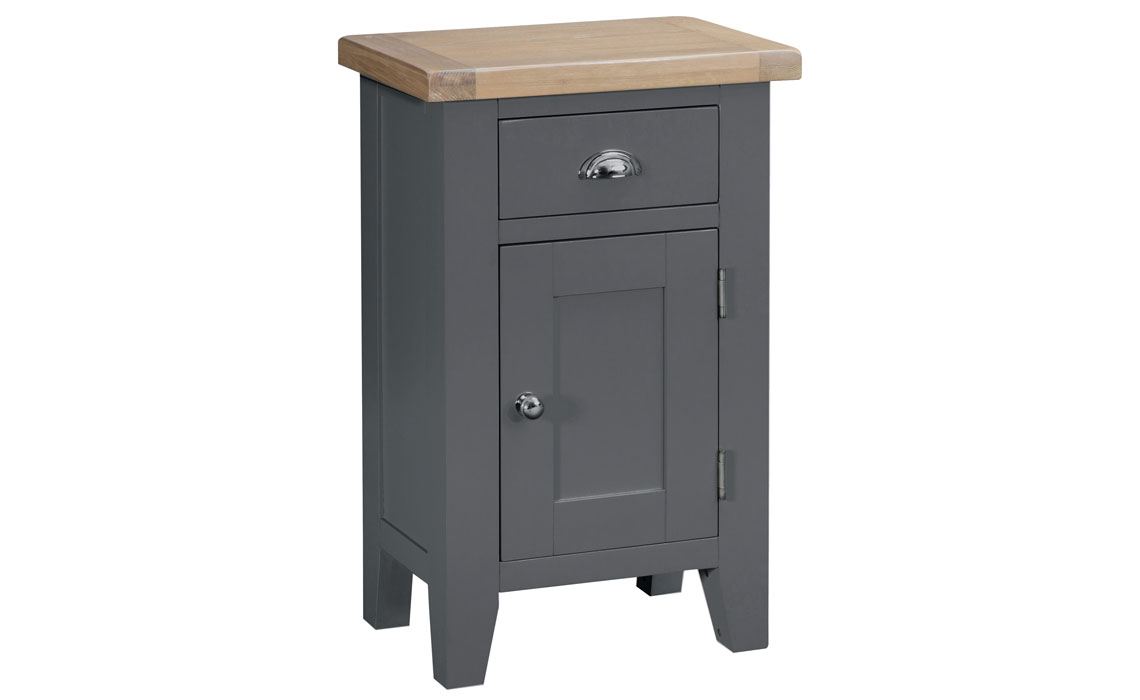 Sideboards & Cabinets - Regency Charcoal Painted Small Cupboard