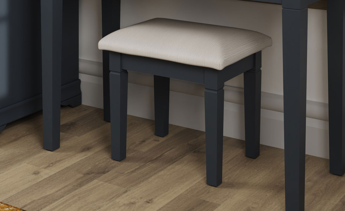 Dressing Tables & Stools - Salthouse Midnight Blue Dressing Table Stool 
