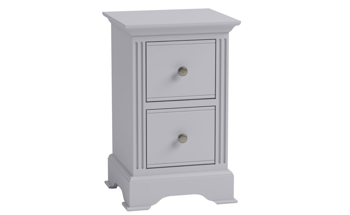 Bedsides - Newbridge Moonlight Grey Painted Small Bedside Cabinet