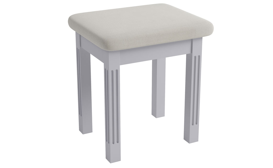 Dressing Tables & Stools - Newbridge Moonlight Grey Painted Stool