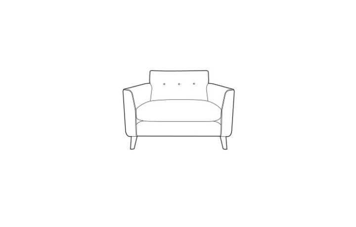 Ingrid Collection  - Ingrid Love Seat