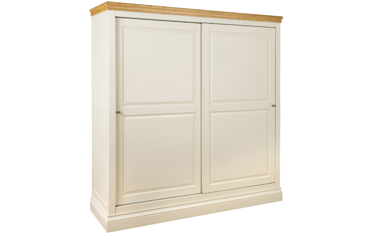 Barden Painted Collection - Barden Painted Sliding Double Wardrobe 