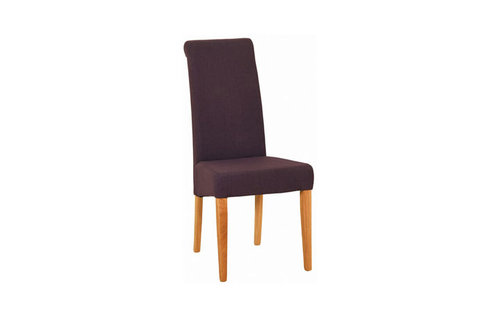Chairs & Bar Stools - Lavenham Fabric Dining Chair Mauve