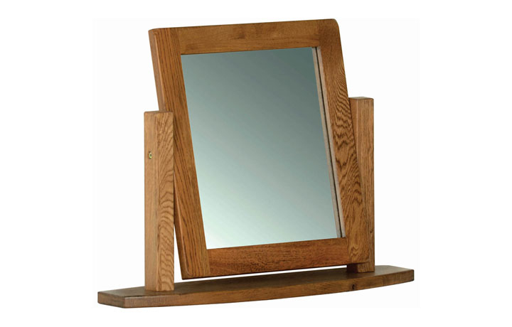 Balmoral Rustic Oak Range  - Balmoral Rustic Oak Single Dressing Table Mirror