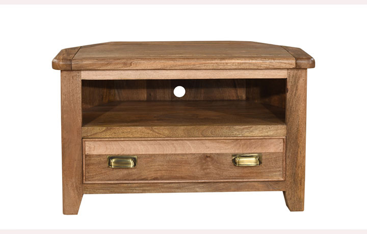 Mango TV Units - Dalbury Mango Corner TV Unit