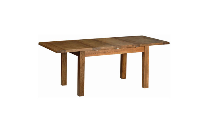 Dining Tables - Balmoral Rustic Oak  Extending Dining Table (2 leaves)