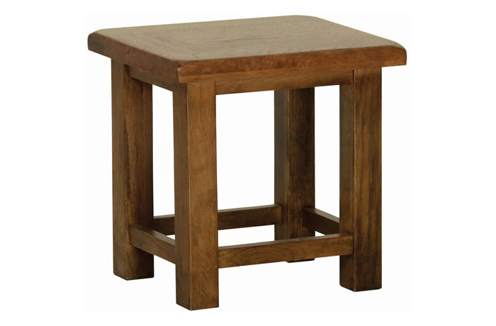 Coffee & Lamp Tables - Balmoral Rustic Oak Side Table