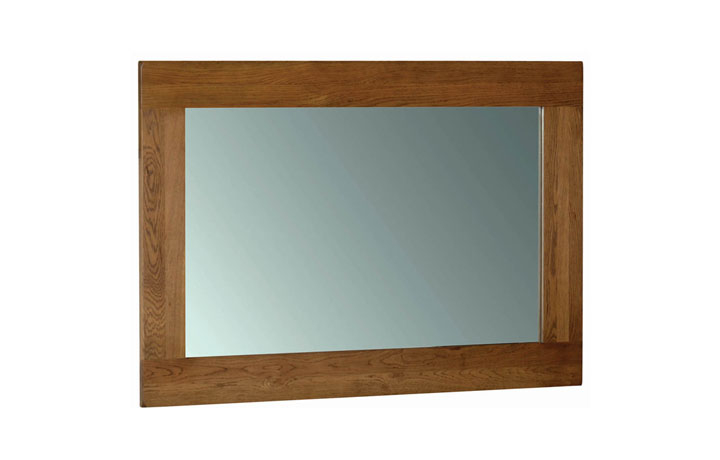 Mirrors - Balmoral Rustic Oak Wall Mirror 90x60