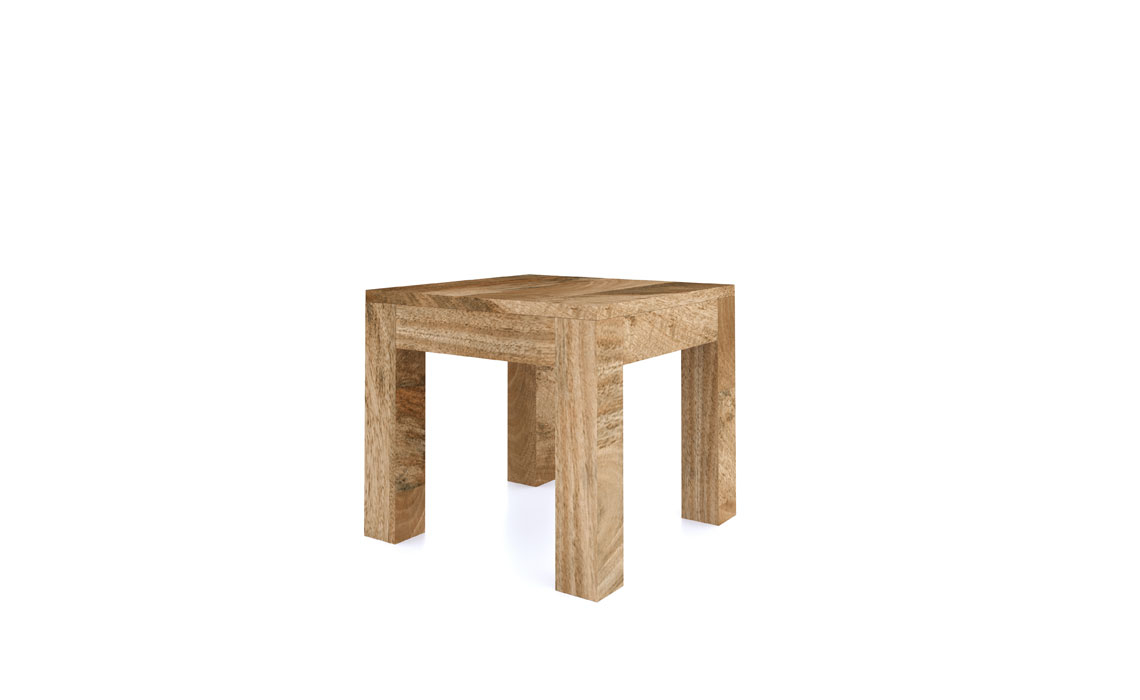 Mango Coffee Tables - Bali Solid Mango Lamp Table