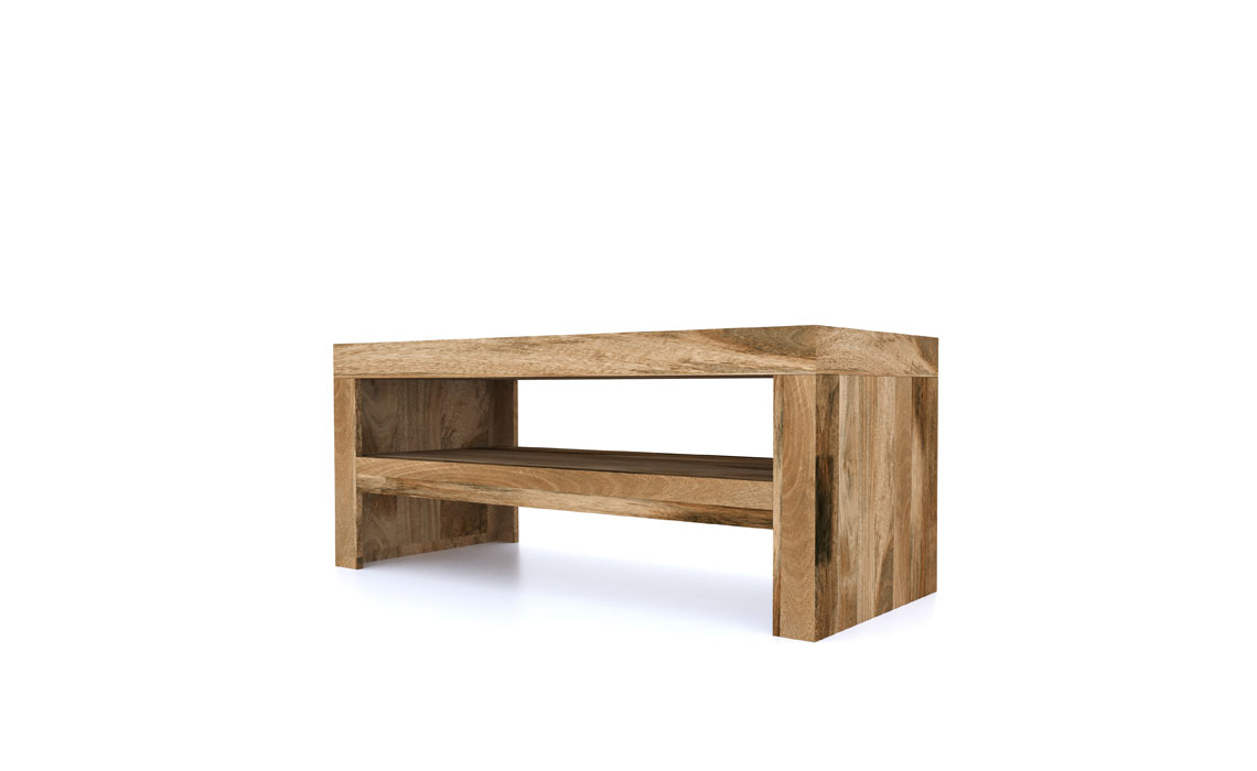 Mango Coffee Tables - Bali Solid Mango Coffee / TV Table