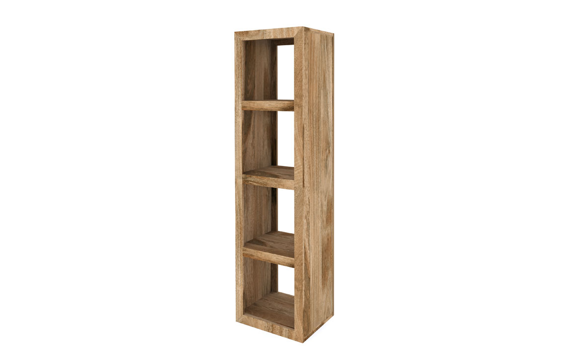 Bookcases - Bali Solid Mango 4 Hole Storage Unit