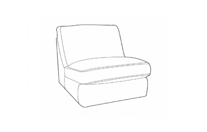 Elizabeth Sofa Collection - Elizabeth Armless Unit