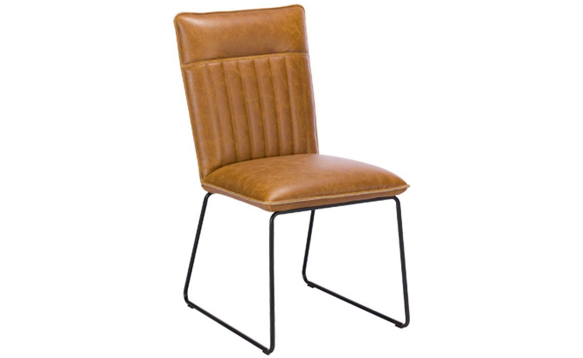 Soho House Solid Oak Range - Cooper Dining Chair - Tan