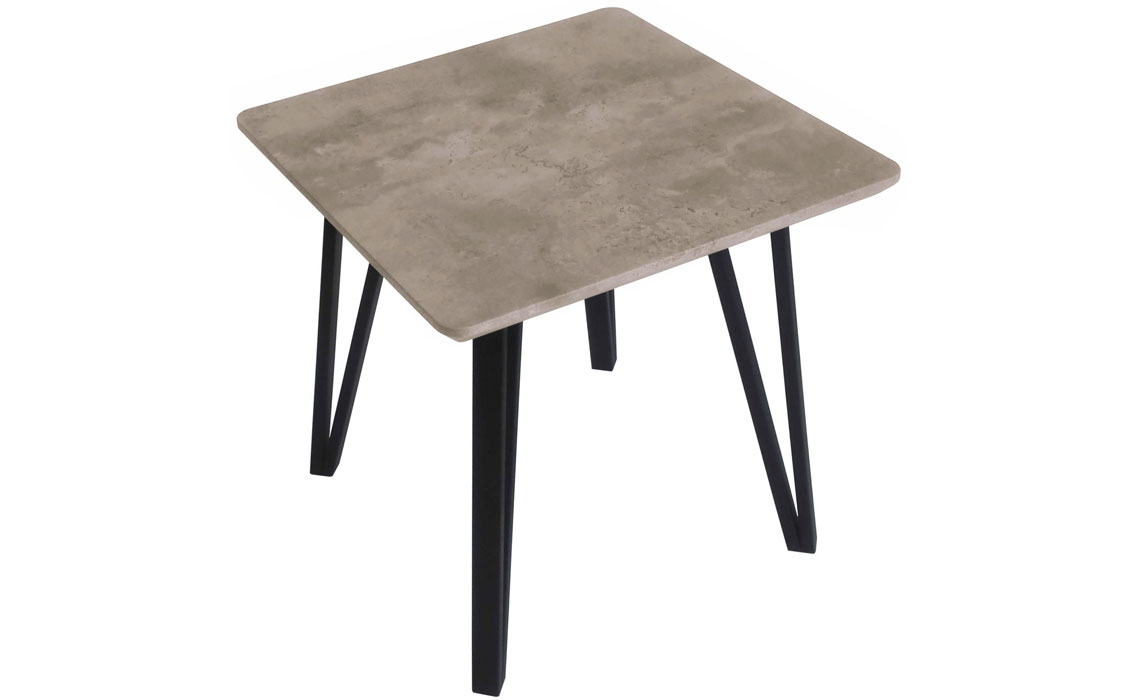 Industrial Coffee Tables - Talbot Stone Lamp Table