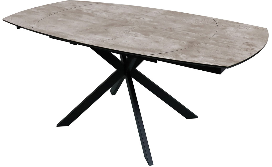 Dining Tables - Talbot Stone 120-180cm Extending Motion Table