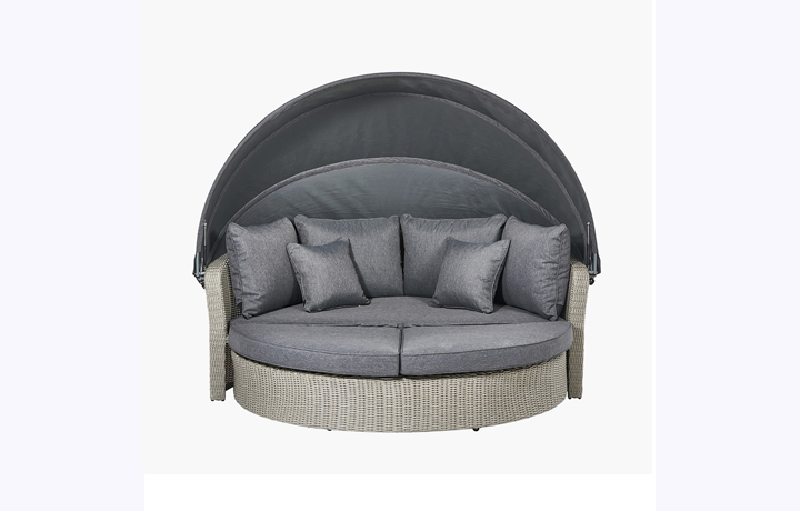 Hanging Chairs & Day Beds (ONLINE ONLY) - Stone Grey Bermuda Day Bed