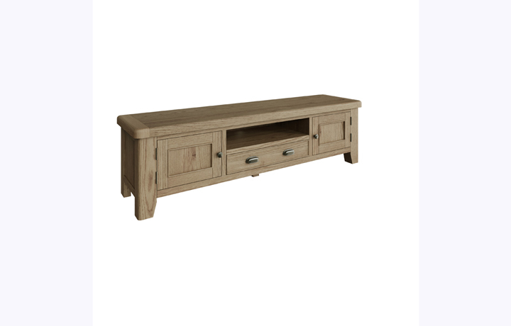 Oak Standard TV Units - Ambassador Oak Extra Large TV Unit