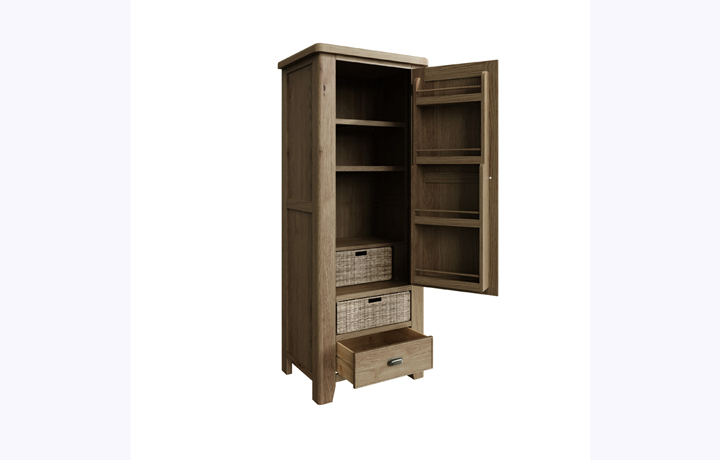 Ambassador Oak Collection - Ambassador Oak Single Larder Unit