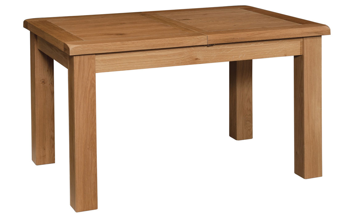 Newborne Oak Collection - Newborne Oak 132-198cm Extending Dining Table 