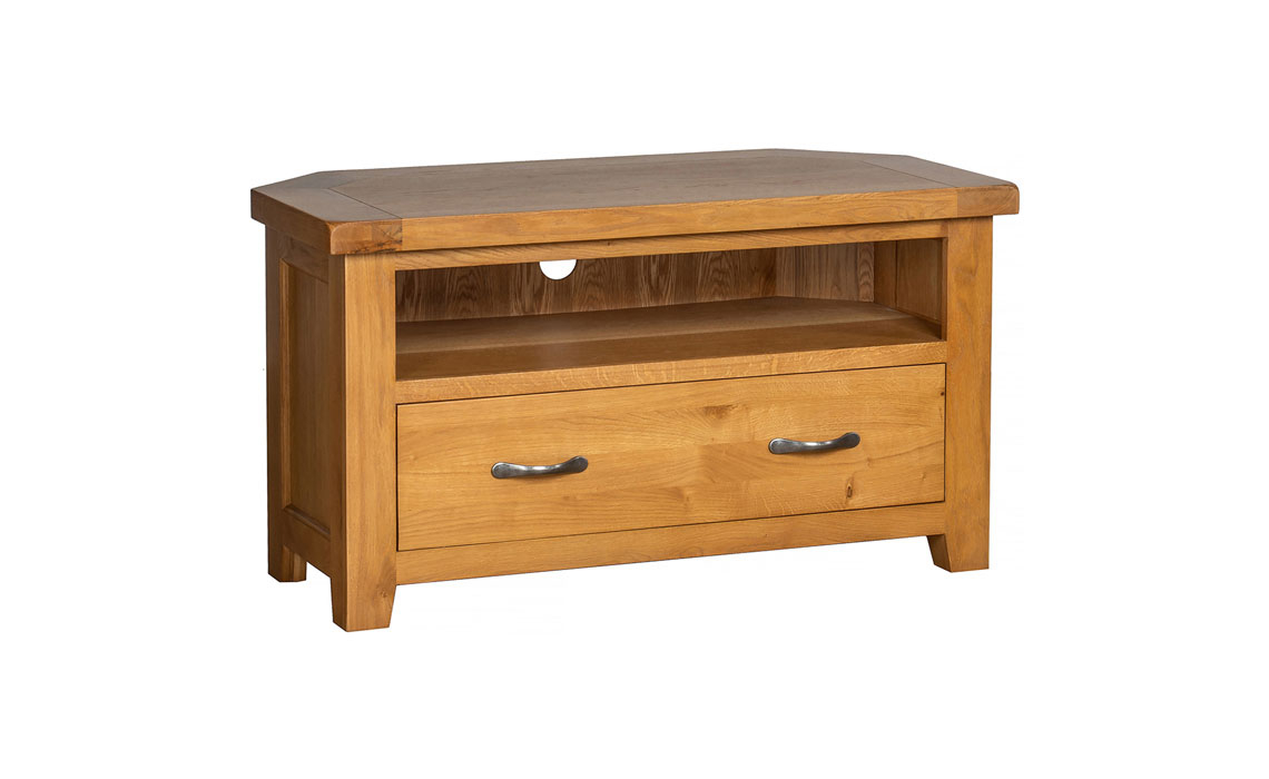 Newborne Oak Collection - Newborne Oak Corner TV Unit