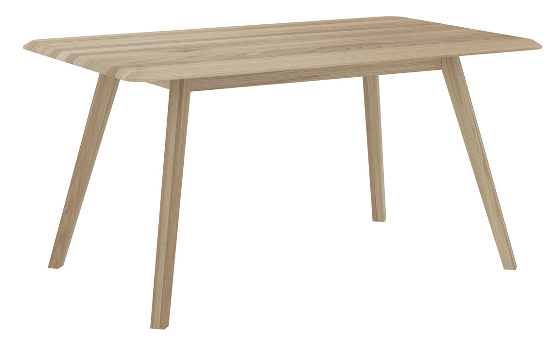 Oak Dining Tables - Oxford Solid Oak 140cm Dining Table