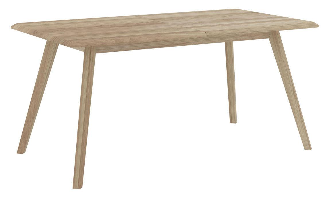 Oak Dining Tables - Oxford Solid Oak 160-200cm Extending Dining Table