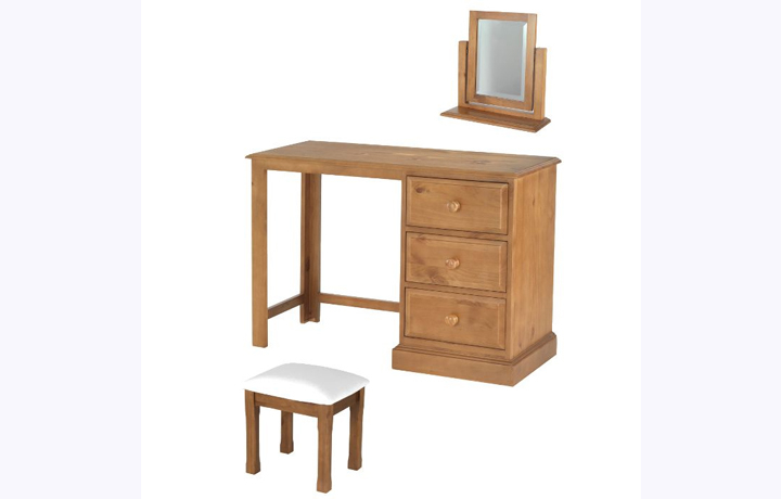 Dressing Tables & Stools - Appleby Pine Dressing Table Set