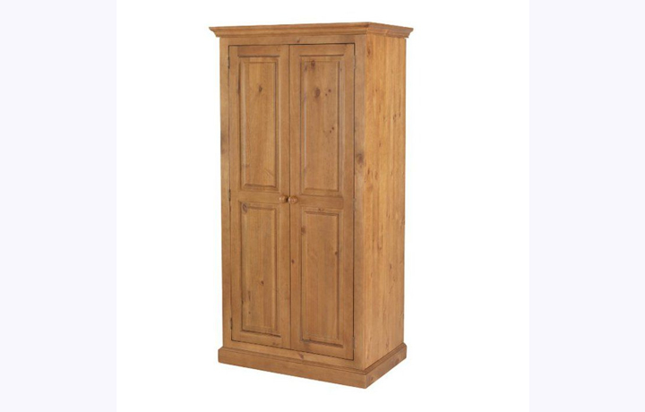 Pine 2 Door Wardrobe - Appleby Pine Ladies Wardrobe