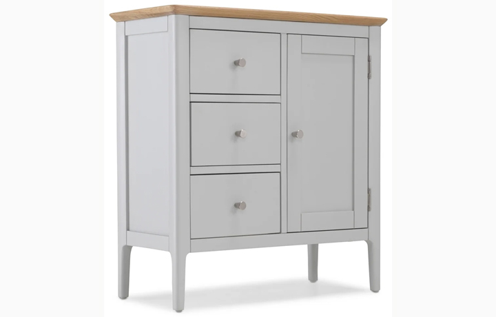 Painted 2 Drawer Console Tables - Surrey Grey Painted Hallway Cupboard