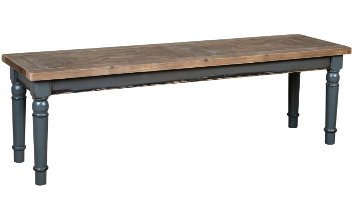 Hemmingway Distressed Collection - Hemmingway Distressed Large Dining Bench