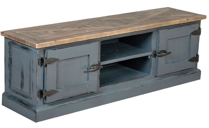 TV Cabinets - Hemmingway Distressed Large TV Unit