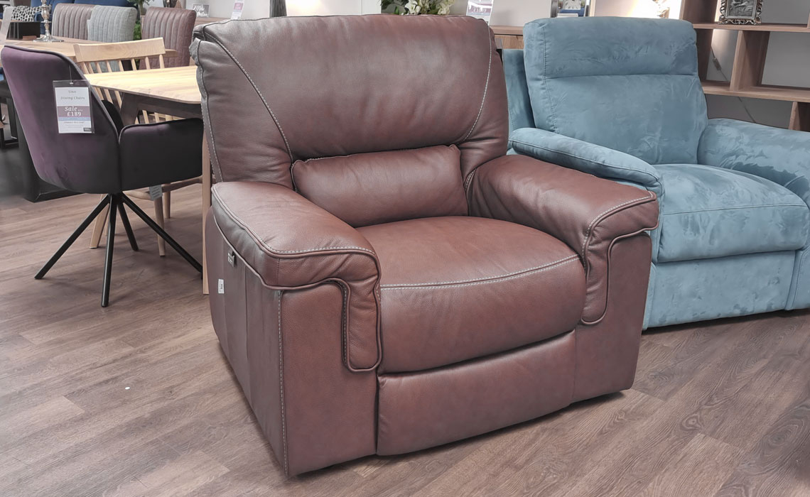  Arm Chairs - Legend Manual Recliner Armchair - Leather Or Fabric