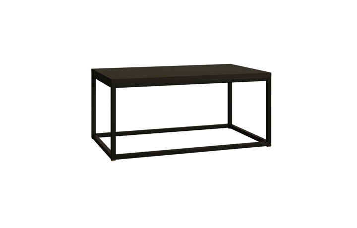 Painted Coffee Tables - Modal Solid Black Oak Coffee Table