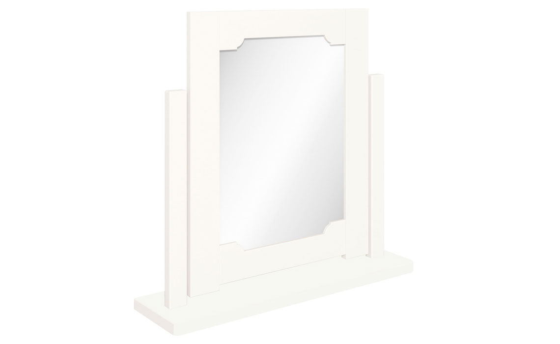 Portland White Painted Collection - Portland White Dressing Table Mirror