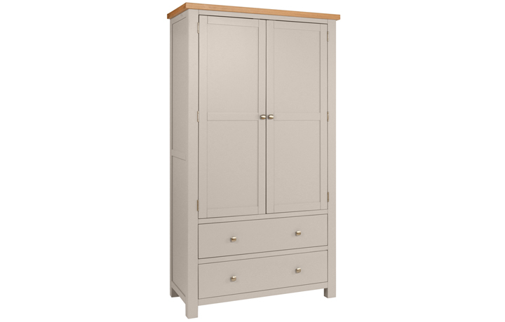 Dresser Tops & Larder Units - Lavenham Painted Double Larder Cupboard