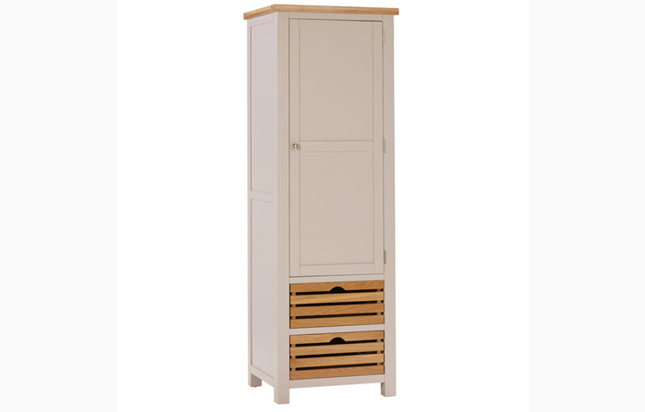 Kitchen Cupboards & Units  - Lavenham Painted Single Larder Cupboard