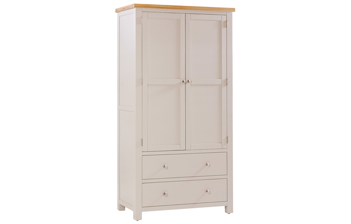 Dresser Tops & Larder Units - Lavenham Painted Double Larder Cupboard